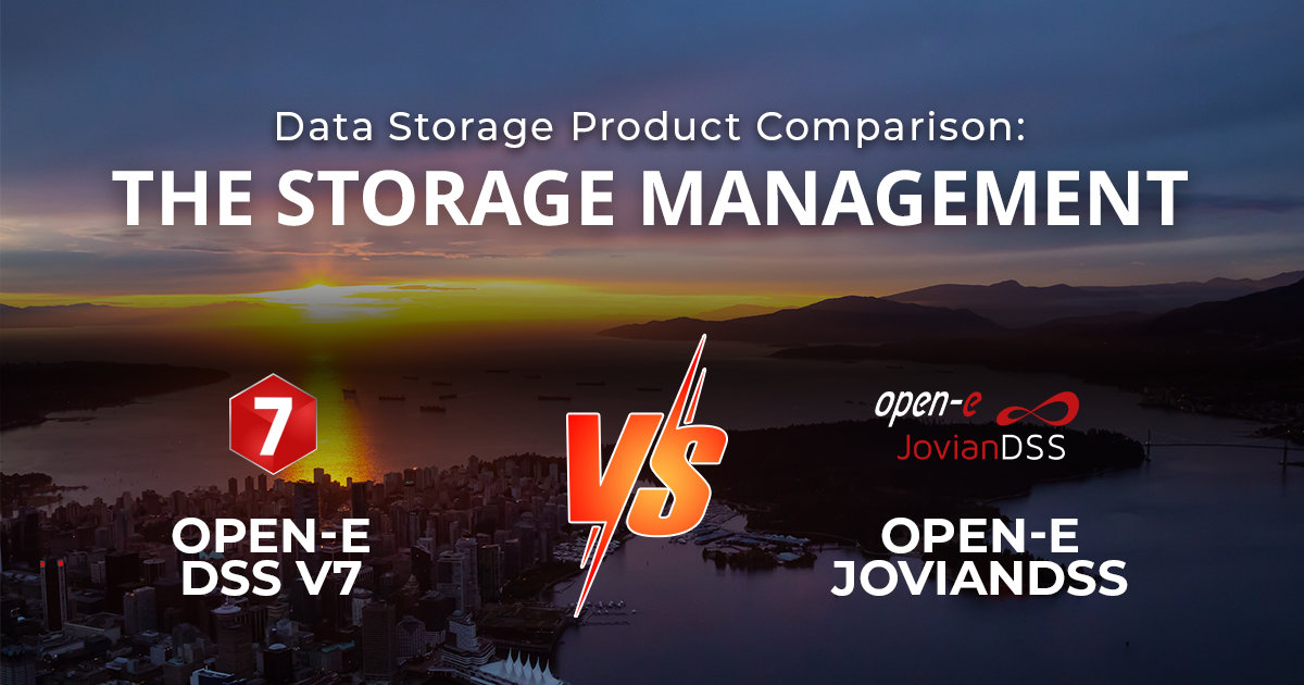 Open-E DSS V7 EOL - The Storage Management cover graphic