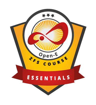 Open-E ZFS Course Essential badge