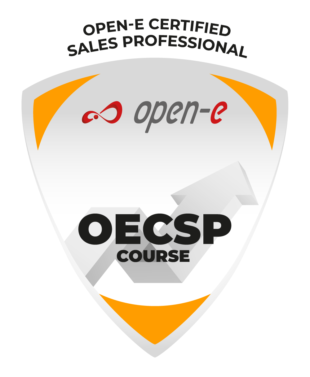 Open-E Certified Sales Professional Course OECSP badge
