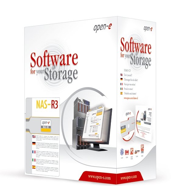 Open-E DSS Data Storage Software NAS-R3 Box