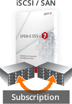 Open-E DSS V7 iSCSI SAN subscription cover
