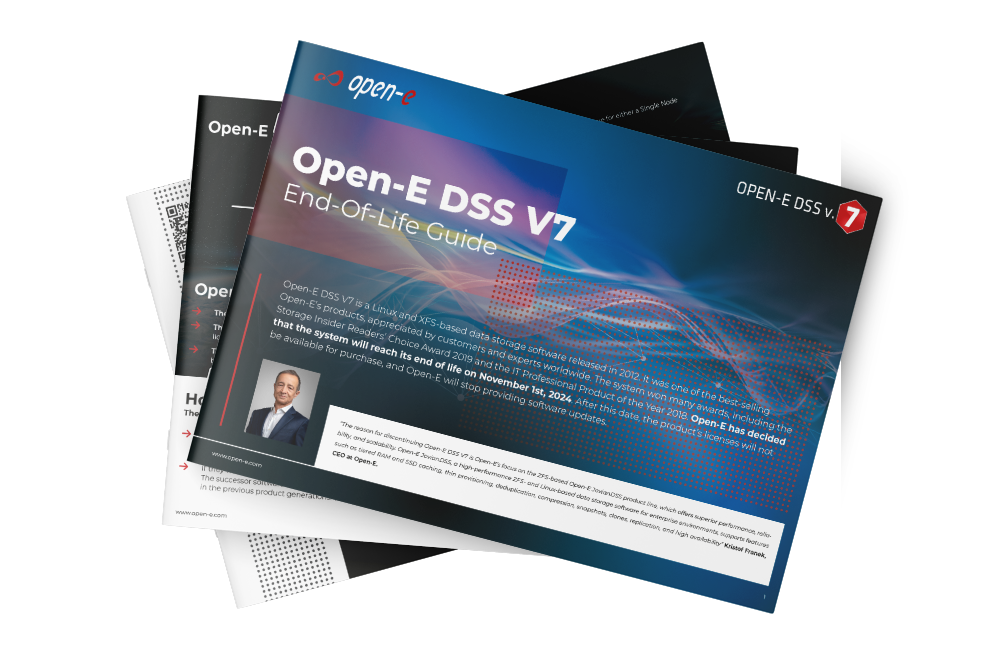 Open-E DSS V7 End-of-Life Brochure