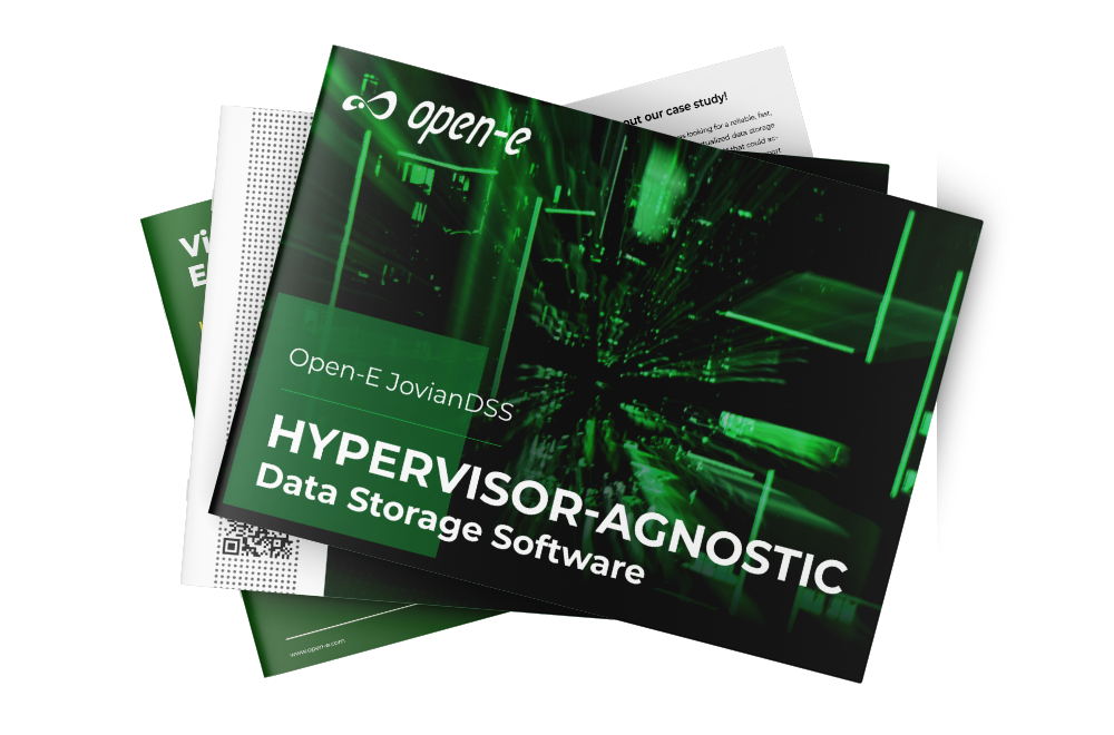 Hypervisor-agnostic Data Storage Software - Open-E JovianDSS