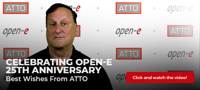 ATTOwishes for Open-E 25th anniversary