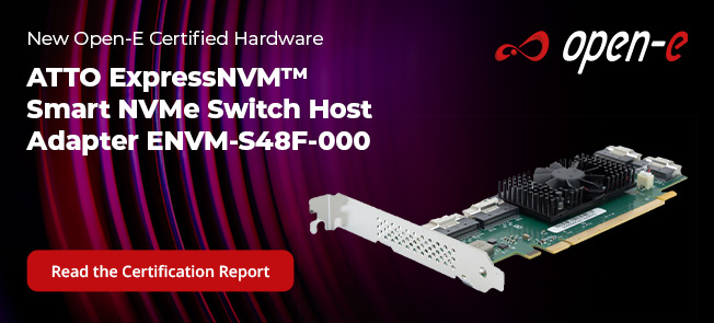 ATTO ExpressNVM™ Smart NVMe Switch Host Adapter