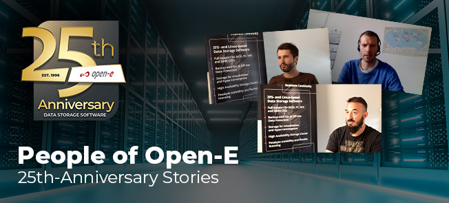 People of Open-E: 25th Anniversary Stories
