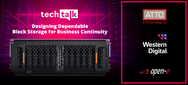 Western Digital's TechTalk with Open-E and ATTO on May 24