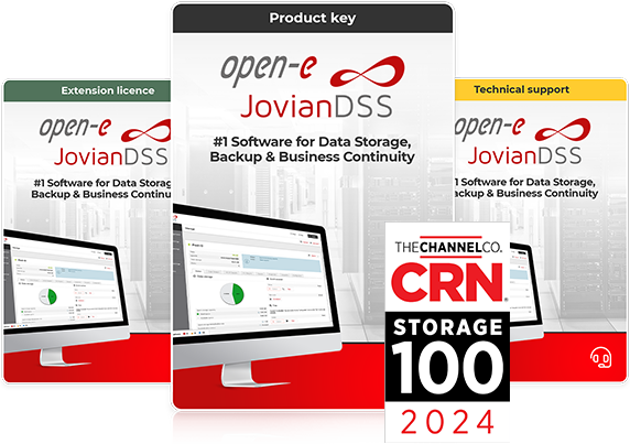 Image of Open-E JovianDSS on CRN top storage list!